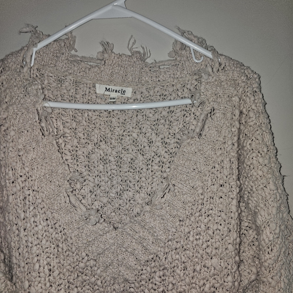 Miracle Distressed  Sweater - Picture 3 of 6